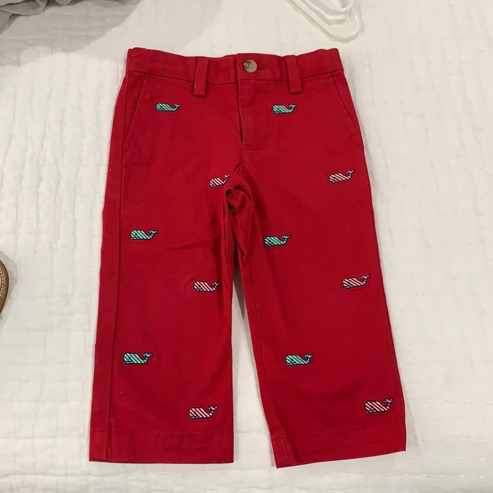 EUC Vineyard Vines Embroidered Pant 2T